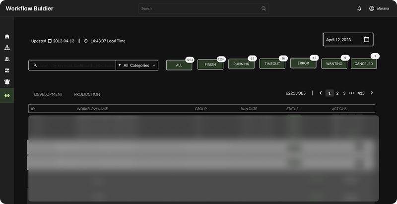 Módulo de monitoreo de workflows
